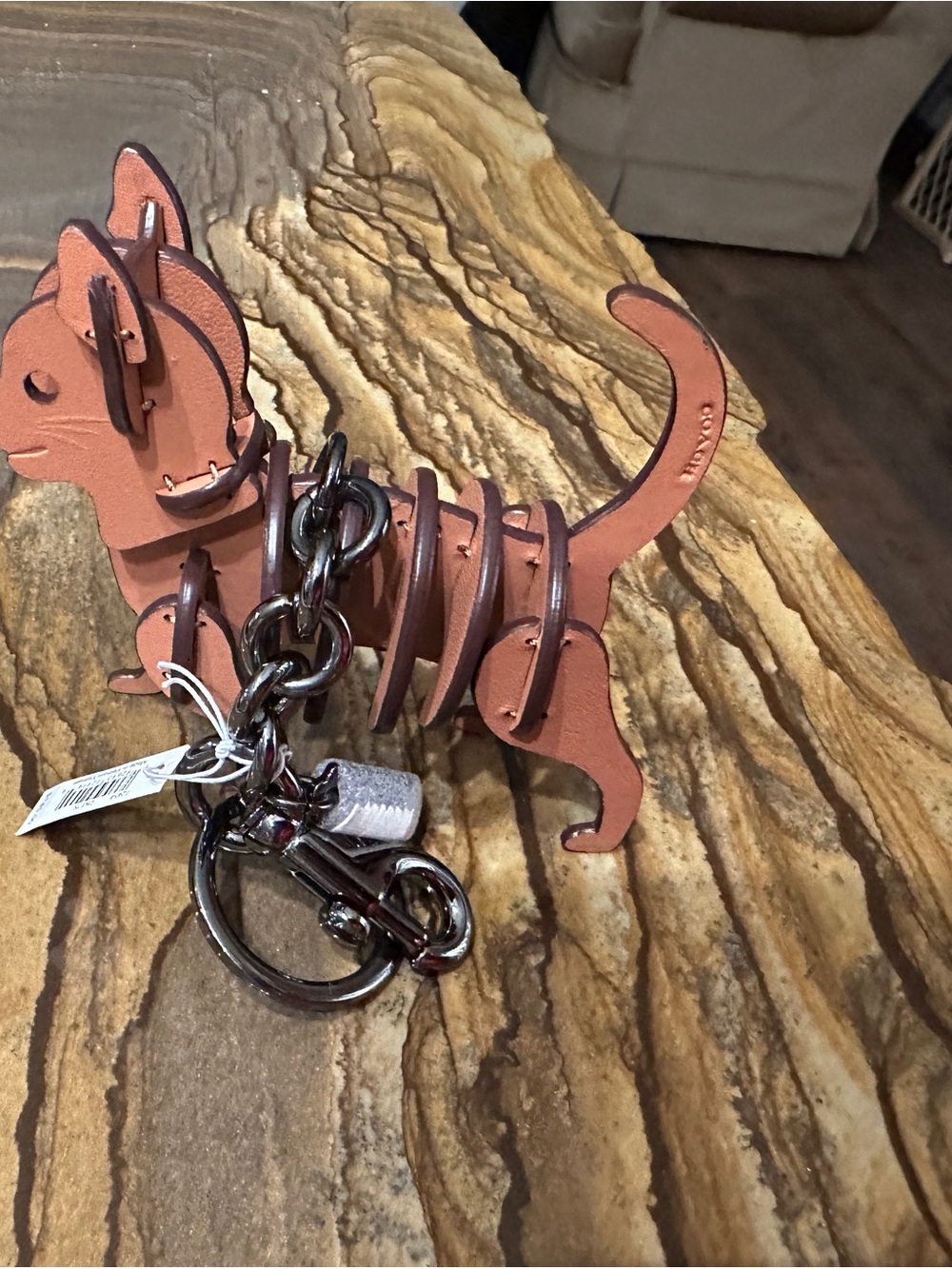 COACH LIMITED
EDITION
KITTY CAT
SKELETAL
LEATHER BAG
CHARM KEY
RING - Picture 6 of 16